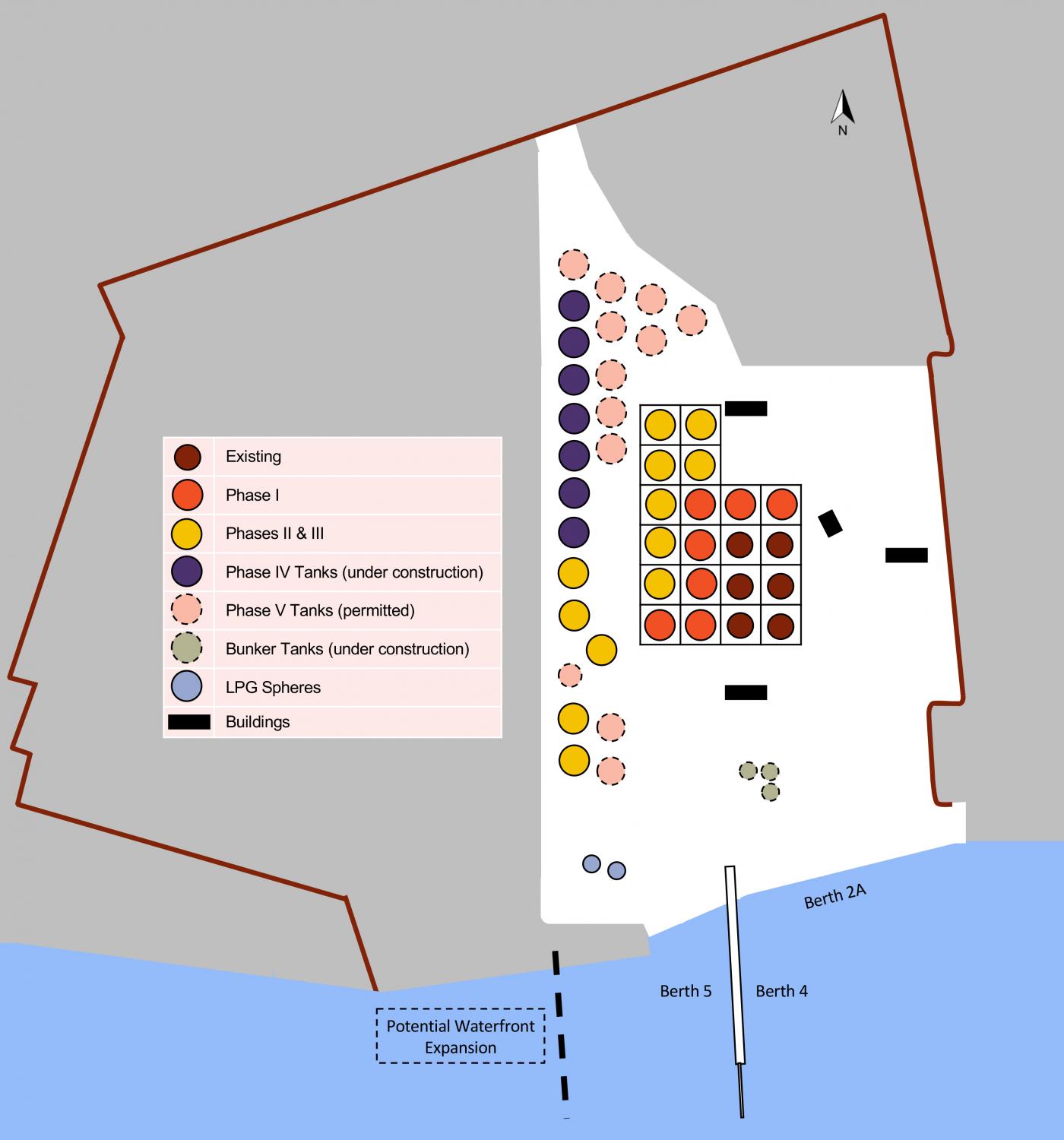 Map of the MIEC site